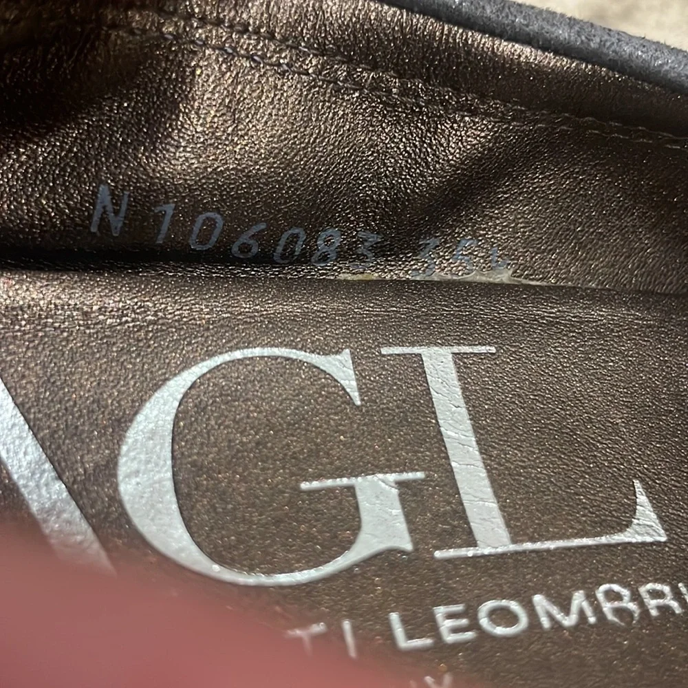AGL Attilio Giusti Leombruni Circle Wedge‎ Pump Sz 35 1/2 EU Sz 5